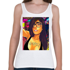 PRINTFASHION MK - Női atléta - Fehér