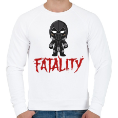 PRINTFASHION MK Noob Saibot - Férfi pulóver - Fehér