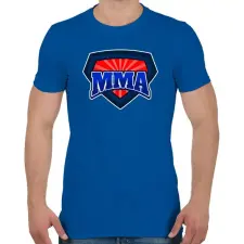 PRINTFASHION MMA - Férfi póló - Királykék férfi póló