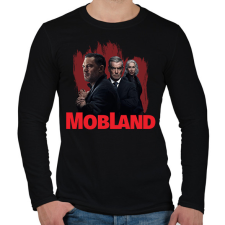 PRINTFASHION Mobland - Férfi hosszú ujjú póló - Fekete férfi póló
