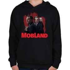 PRINTFASHION Mobland - Gyerek kapucnis pulóver - Fekete gyerek pulóver, kardigán