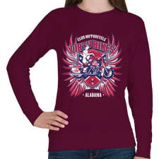 PRINTFASHION Mocskos motorok - Női pulóver - Bordó női pulóver, kardigán