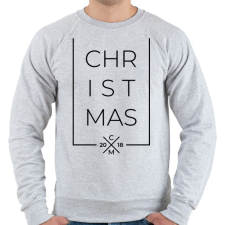 PRINTFASHION Modern karácsony 2018 - Férfi pulóver - Sport szürke férfi pulóver, kardigán