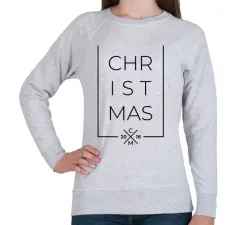 PRINTFASHION Modern karácsony 2018 - Női pulóver - Sport szürke női pulóver, kardigán