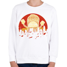 PRINTFASHION Mogyoró szörny - Gyerek pulóver - Fehér