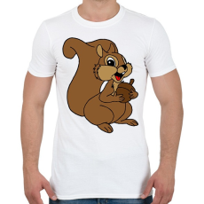 PRINTFASHION Mókus  - Férfi póló - Fehér