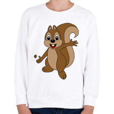 PRINTFASHION Mókus  - Gyerek pulóver - Fehér gyerek pulóver, kardigán