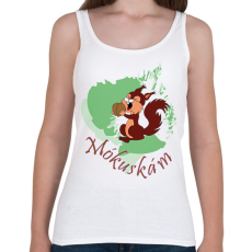 PRINTFASHION Mókuskám - Női atléta - Fehér