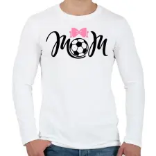 PRINTFASHION Mom - Férfi hosszú ujjú póló - Fehér férfi póló