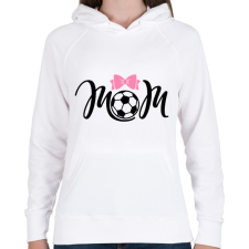 PRINTFASHION Mom - Női kapucnis pulóver - Fehér női pulóver, kardigán