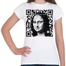 PRINTFASHION Mona Lisa - Női póló - Fehér