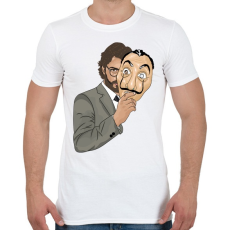 PRINTFASHION Money Heist - Férfi póló - Fehér