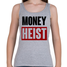 PRINTFASHION Money Heist - Női atléta - Sport szürke női trikó