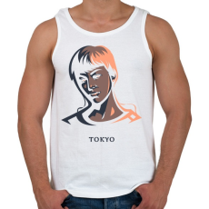 PRINTFASHION Money Heist - Tokyo - Férfi atléta - Fehér