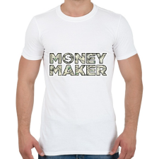 PRINTFASHION Money makeR - Férfi póló - Fehér férfi póló