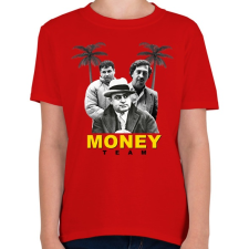 PRINTFASHION Money Team - Gyerek póló - Piros gyerek póló