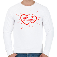 PRINTFASHION Mónika - Férfi pulóver - Fehér férfi pulóver, kardigán