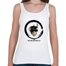 PRINTFASHION MonkeyDonkey - Női atléta - Fehér
