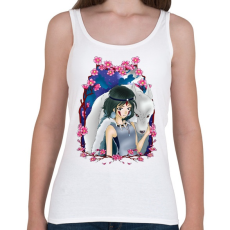 PRINTFASHION Mononoke Hime  - Női atléta - Fehér