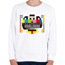 PRINTFASHION Monoscope 2 - Gyerek pulóver - Fehér gyerek pulóver, kardigán