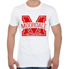 PRINTFASHION Moordale - Férfi póló - Fehér