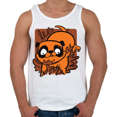 PRINTFASHION Mopsz - Férfi atléta - Fehér