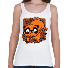 PRINTFASHION Mopsz - Női atléta - Fehér női trikó