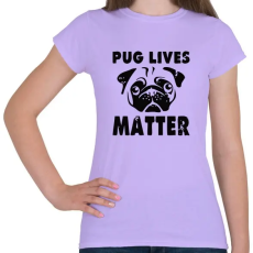 PRINTFASHION Mopsz - Női póló - Viola