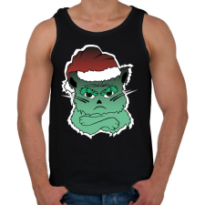 PRINTFASHION morcos macsek - Férfi atléta - Fekete atléta, trikó