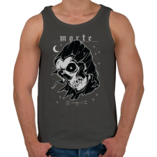 PRINTFASHION Morte - Férfi atléta - Sötétszürke atléta, trikó