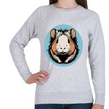 PRINTFASHION Mosolygó tengerimalac - Női pulóver - Sport szürke női pulóver, kardigán