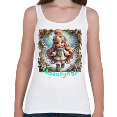 PRINTFASHION Mosolyogj! - Női atléta - Fehér