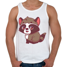 PRINTFASHION mosómaci - Férfi atléta - Fehér