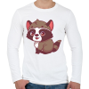 PRINTFASHION mosómaci - Férfi hosszú ujjú póló - Fehér