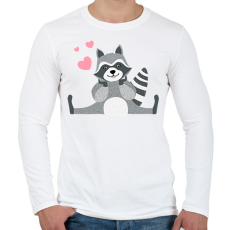 PRINTFASHION Mosómaci - Férfi hosszú ujjú póló - Fehér