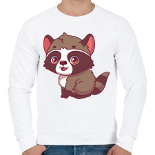 PRINTFASHION mosómaci - Férfi pulóver - Fehér férfi pulóver, kardigán