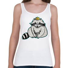 PRINTFASHION Mosómaci - Női atléta - Fehér női trikó