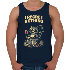 PRINTFASHION Mosómedve - Férfi atléta - Sötétkék női trikó