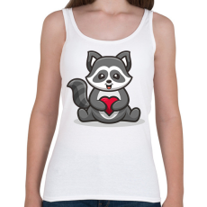 PRINTFASHION mosómedve - Női atléta - Fehér