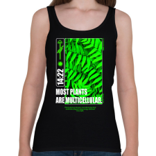 PRINTFASHION Most plants - Női atléta - Fekete női trikó