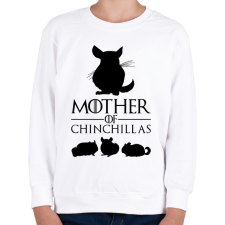 PRINTFASHION Mother of Chinchillas - Gyerek pulóver - Fehér gyerek pulóver, kardigán
