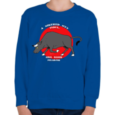 PRINTFASHION Motiváció - Gyerek pulóver - Királykék
