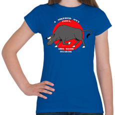 PRINTFASHION Motiváció - Női póló - Királykék