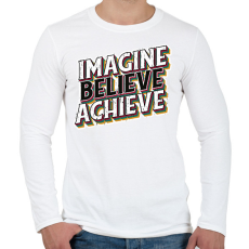 PRINTFASHION Motivációs póló - Férfi hosszú ujjú póló - Fehér