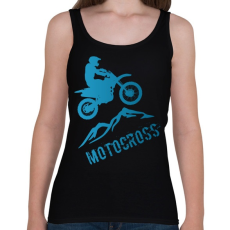 PRINTFASHION Motocross  - Női atléta - Fekete