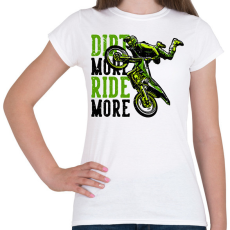 PRINTFASHION Motocross - Női póló - Fehér