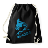 PRINTFASHION Motocross  - Sportzsák, Tornazsák - Fekete