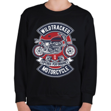 PRINTFASHION motor - Gyerek pulóver - Fekete gyerek pulóver, kardigán