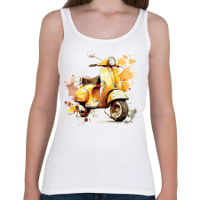 PRINTFASHION Motor  - Női atléta - Fehér női trikó