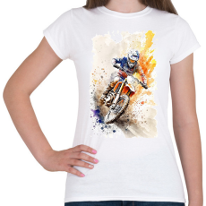 PRINTFASHION Motor  - Női póló - Fehér